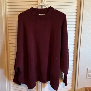 Maternity knit sweater